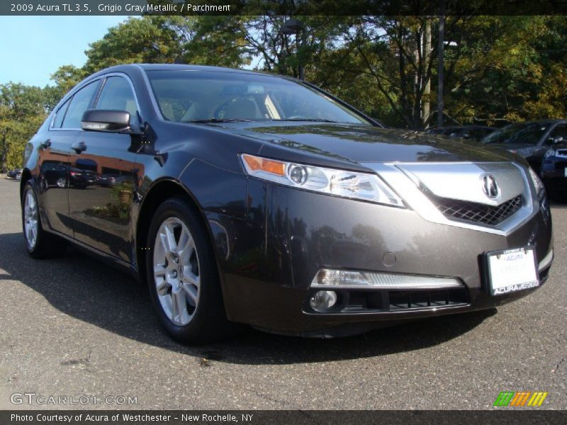 Grigio Gray Metallic / Parchment 2009 Acura TL 3.5