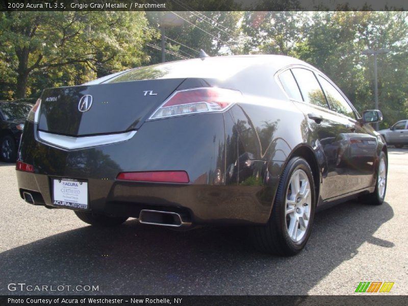 Grigio Gray Metallic / Parchment 2009 Acura TL 3.5