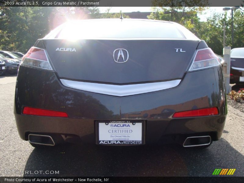 Grigio Gray Metallic / Parchment 2009 Acura TL 3.5