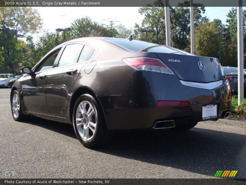 Grigio Gray Metallic / Parchment 2009 Acura TL 3.5