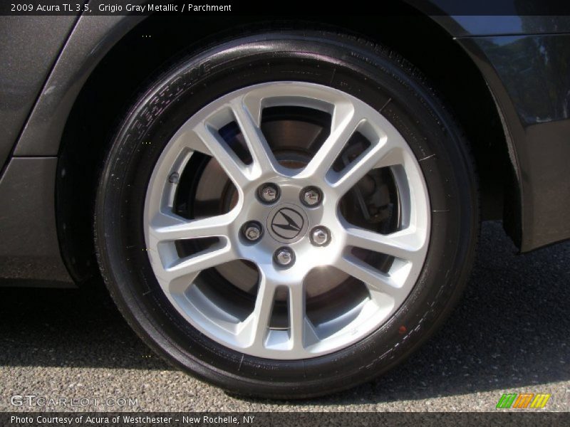 Grigio Gray Metallic / Parchment 2009 Acura TL 3.5