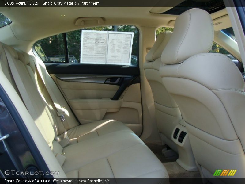 Grigio Gray Metallic / Parchment 2009 Acura TL 3.5