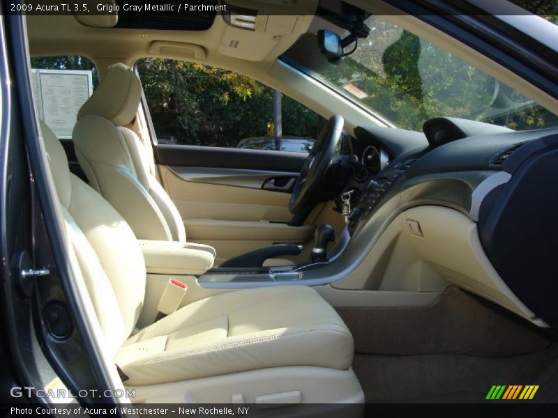 Grigio Gray Metallic / Parchment 2009 Acura TL 3.5