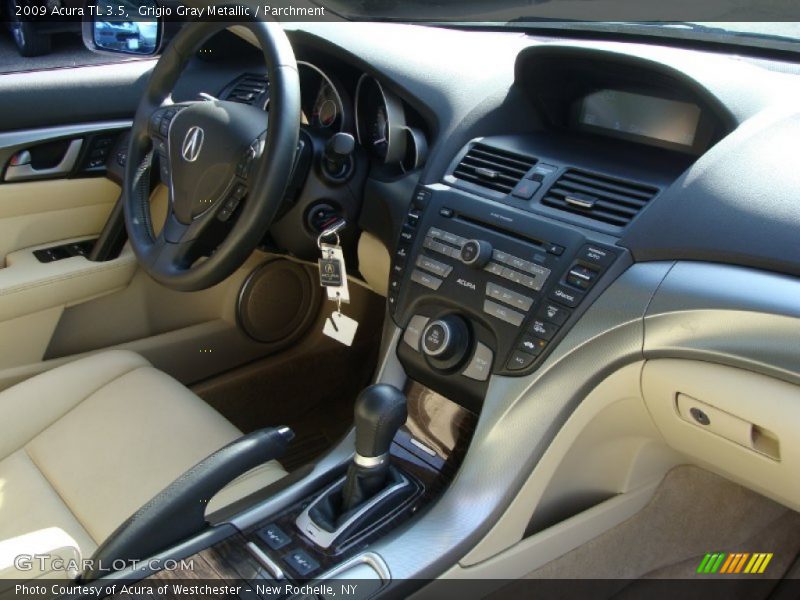 Grigio Gray Metallic / Parchment 2009 Acura TL 3.5