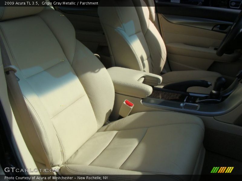 Grigio Gray Metallic / Parchment 2009 Acura TL 3.5