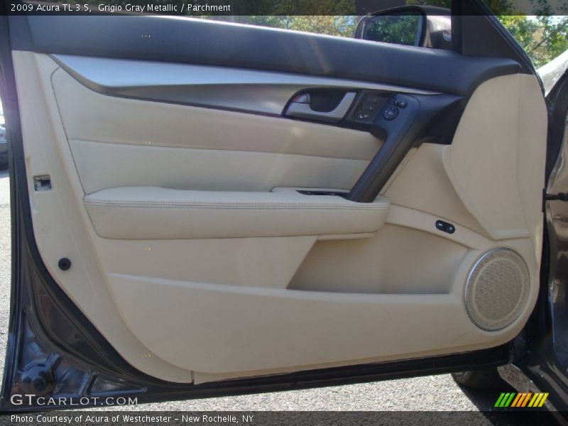 Grigio Gray Metallic / Parchment 2009 Acura TL 3.5