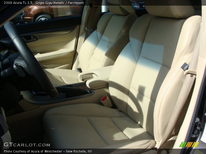 Grigio Gray Metallic / Parchment 2009 Acura TL 3.5