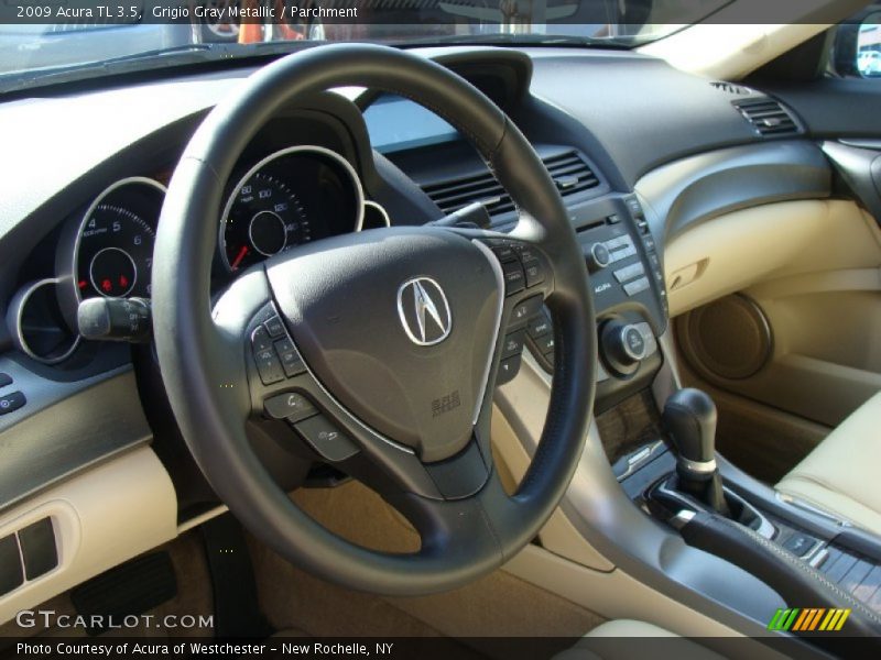 Grigio Gray Metallic / Parchment 2009 Acura TL 3.5