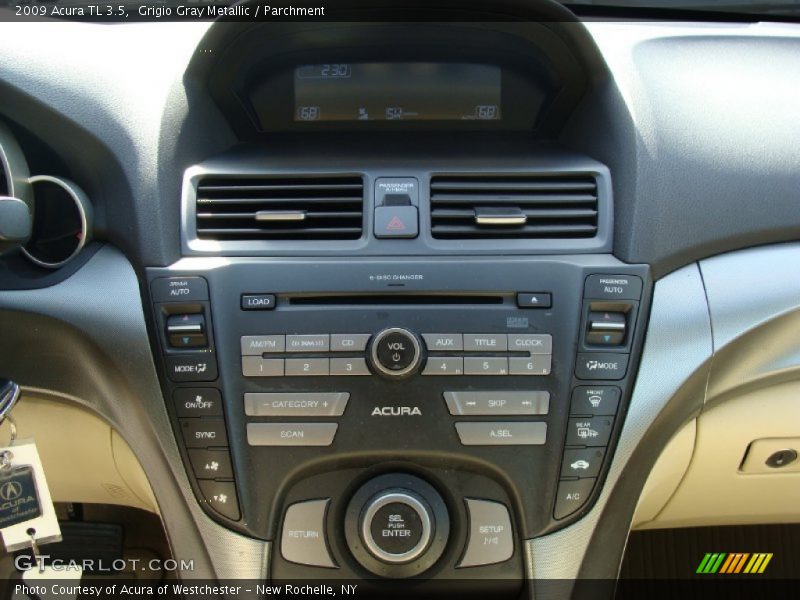 Grigio Gray Metallic / Parchment 2009 Acura TL 3.5