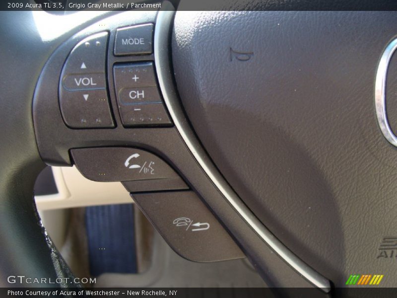 Grigio Gray Metallic / Parchment 2009 Acura TL 3.5