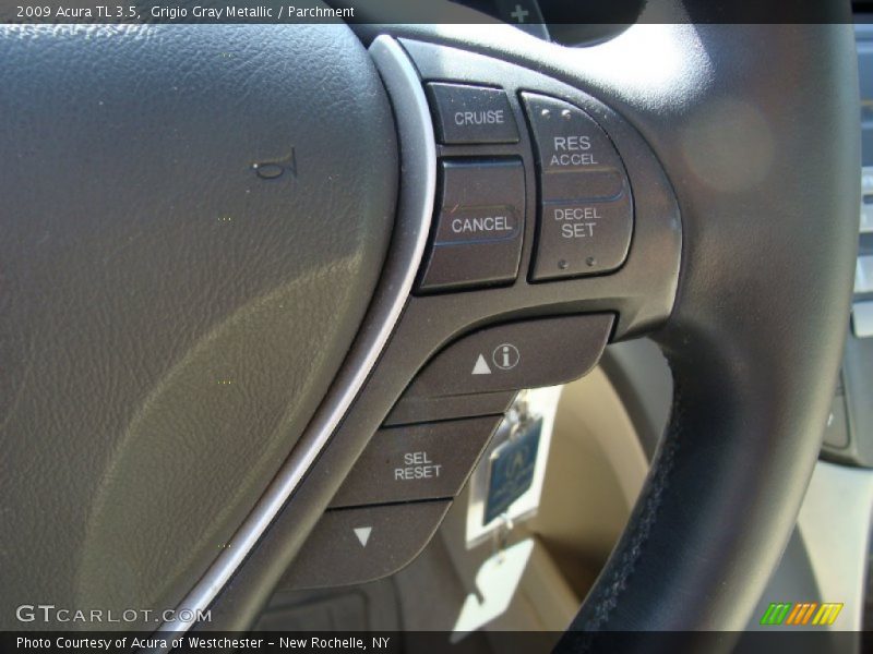 Grigio Gray Metallic / Parchment 2009 Acura TL 3.5