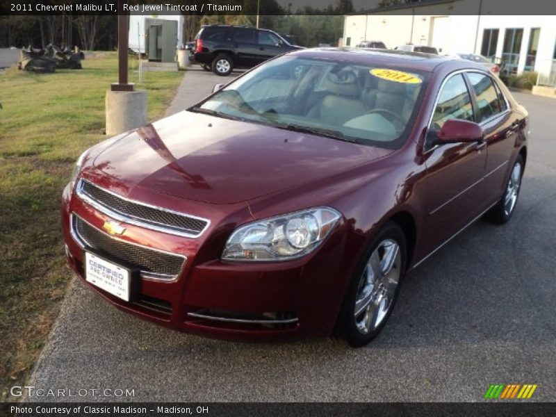 Red Jewel Tintcoat / Titanium 2011 Chevrolet Malibu LT