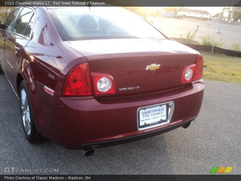 Red Jewel Tintcoat / Titanium 2011 Chevrolet Malibu LT