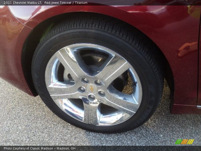 Red Jewel Tintcoat / Titanium 2011 Chevrolet Malibu LT