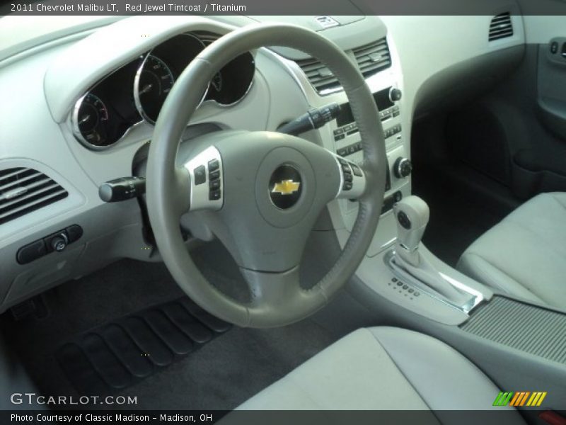 Red Jewel Tintcoat / Titanium 2011 Chevrolet Malibu LT