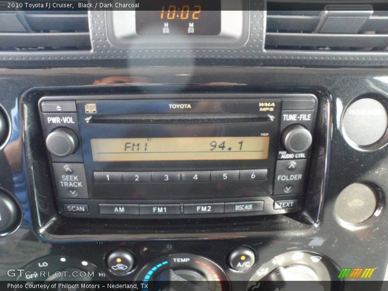 Audio System of 2010 FJ Cruiser 