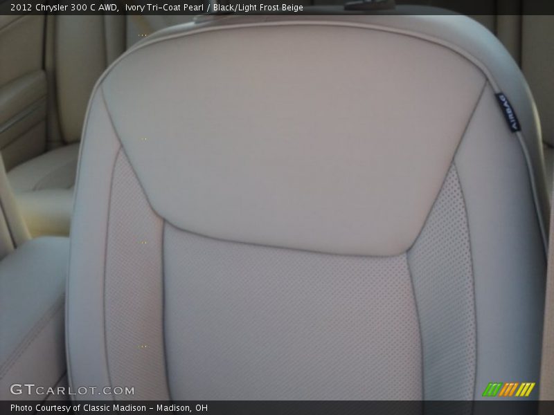 Ivory Tri-Coat Pearl / Black/Light Frost Beige 2012 Chrysler 300 C AWD