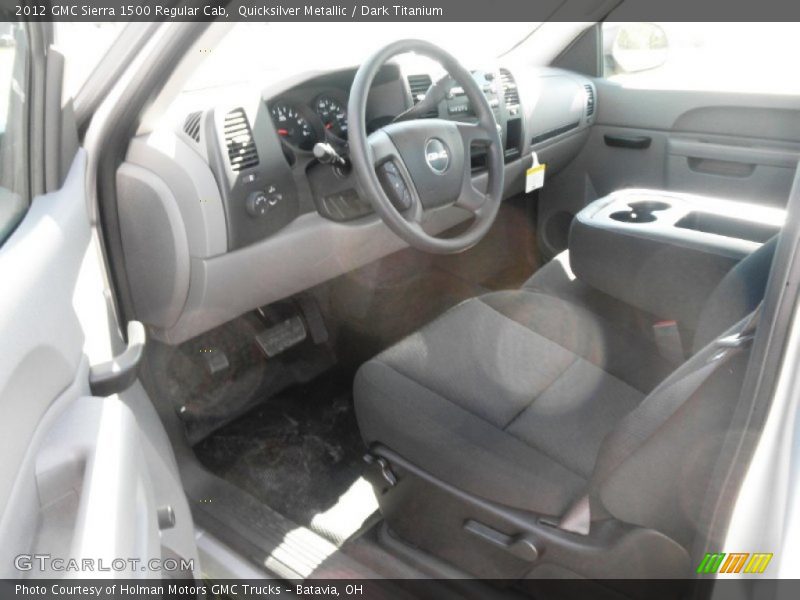 Quicksilver Metallic / Dark Titanium 2012 GMC Sierra 1500 Regular Cab