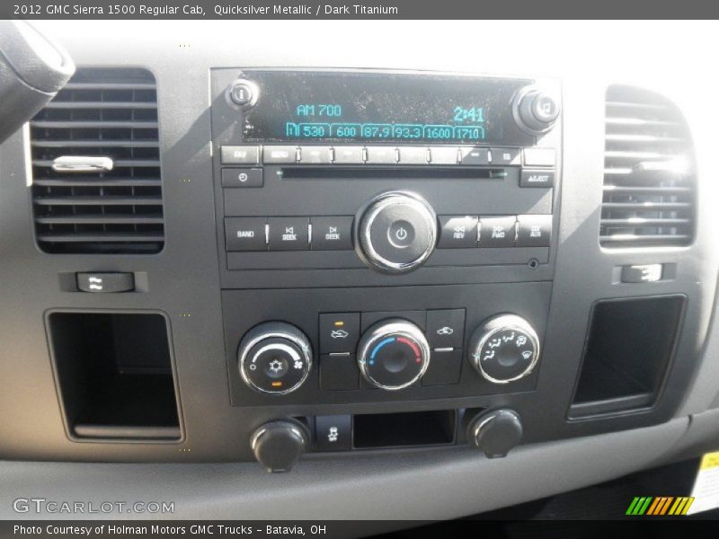 Quicksilver Metallic / Dark Titanium 2012 GMC Sierra 1500 Regular Cab