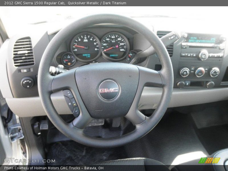 Quicksilver Metallic / Dark Titanium 2012 GMC Sierra 1500 Regular Cab