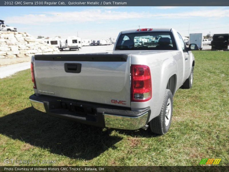 Quicksilver Metallic / Dark Titanium 2012 GMC Sierra 1500 Regular Cab