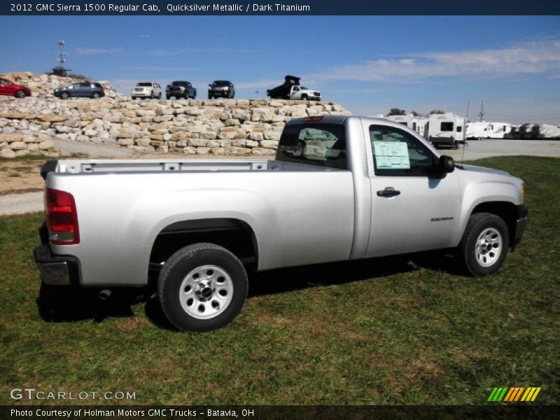 Quicksilver Metallic / Dark Titanium 2012 GMC Sierra 1500 Regular Cab