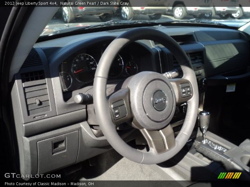 Natural Green Pearl / Dark Slate Gray 2012 Jeep Liberty Sport 4x4