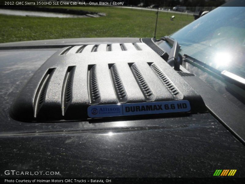 Onyx Black / Ebony 2012 GMC Sierra 3500HD SLE Crew Cab 4x4