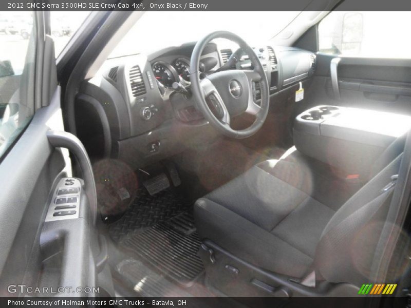 Onyx Black / Ebony 2012 GMC Sierra 3500HD SLE Crew Cab 4x4