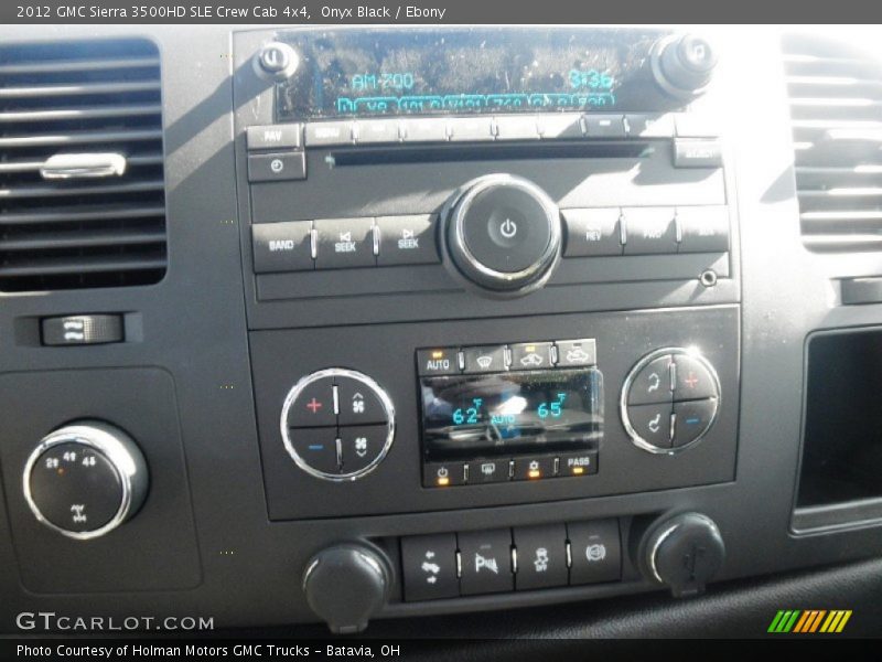 Onyx Black / Ebony 2012 GMC Sierra 3500HD SLE Crew Cab 4x4