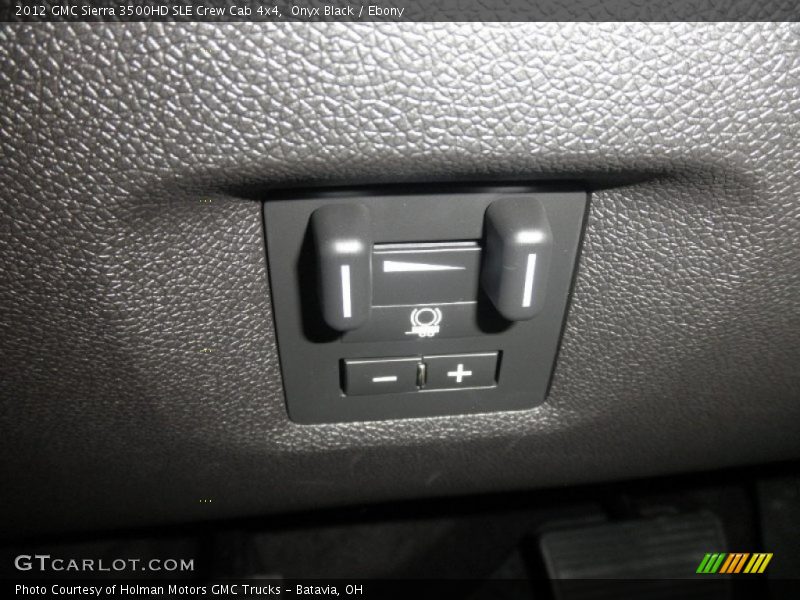 Onyx Black / Ebony 2012 GMC Sierra 3500HD SLE Crew Cab 4x4