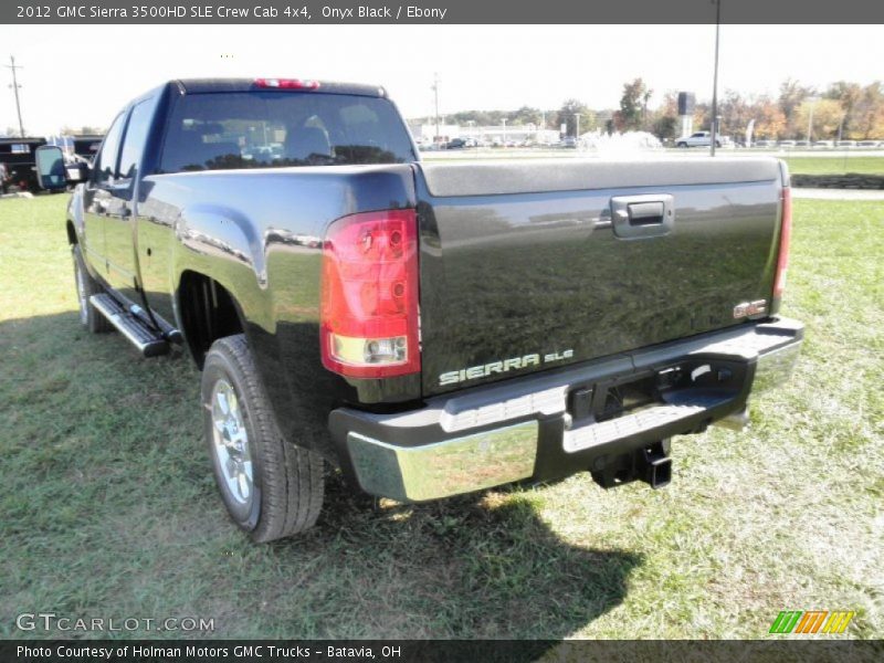 Onyx Black / Ebony 2012 GMC Sierra 3500HD SLE Crew Cab 4x4