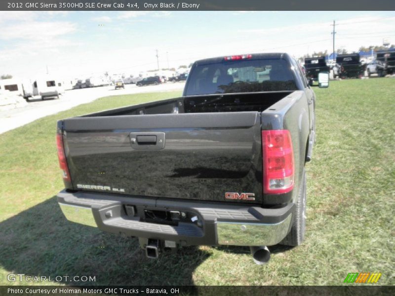 Onyx Black / Ebony 2012 GMC Sierra 3500HD SLE Crew Cab 4x4