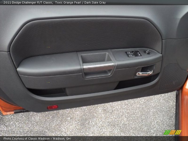 Toxic Orange Pearl / Dark Slate Gray 2011 Dodge Challenger R/T Classic