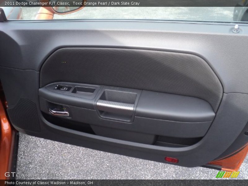 Toxic Orange Pearl / Dark Slate Gray 2011 Dodge Challenger R/T Classic