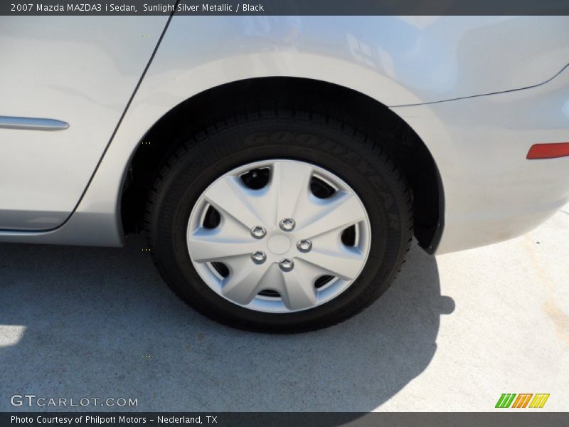 Sunlight Silver Metallic / Black 2007 Mazda MAZDA3 i Sedan