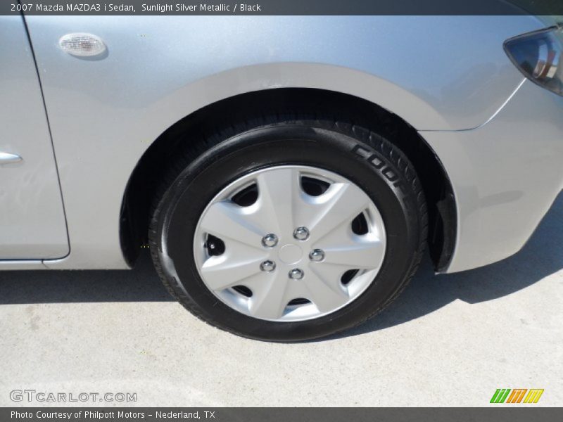 Sunlight Silver Metallic / Black 2007 Mazda MAZDA3 i Sedan