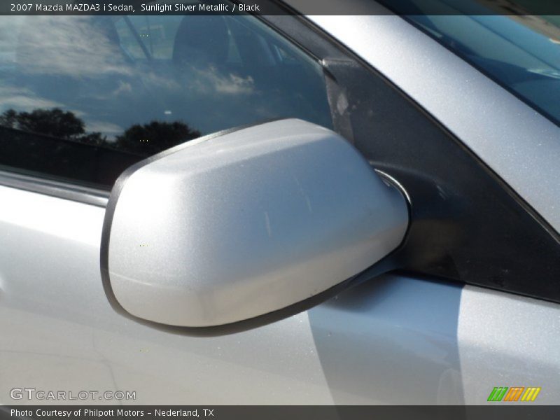 Sunlight Silver Metallic / Black 2007 Mazda MAZDA3 i Sedan