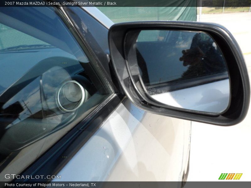 Sunlight Silver Metallic / Black 2007 Mazda MAZDA3 i Sedan