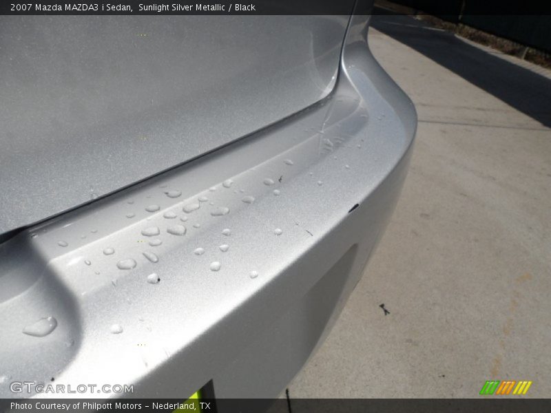 Sunlight Silver Metallic / Black 2007 Mazda MAZDA3 i Sedan