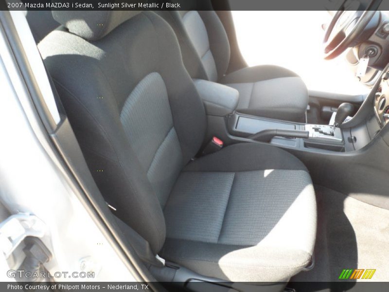 Sunlight Silver Metallic / Black 2007 Mazda MAZDA3 i Sedan