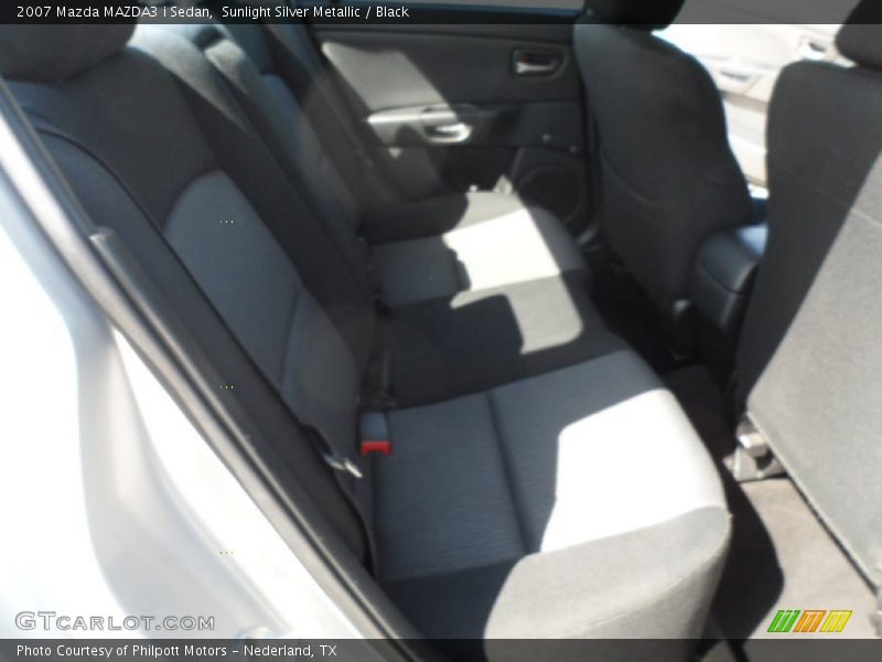 Sunlight Silver Metallic / Black 2007 Mazda MAZDA3 i Sedan