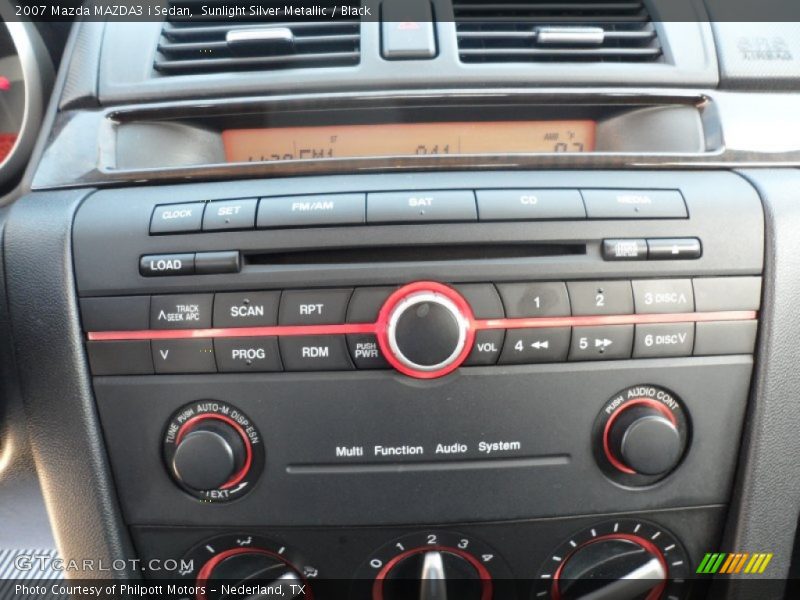 Sunlight Silver Metallic / Black 2007 Mazda MAZDA3 i Sedan