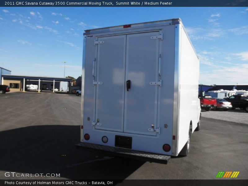 Summit White / Medium Pewter 2011 GMC Savana Cutaway 3500 Commercial Moving Truck