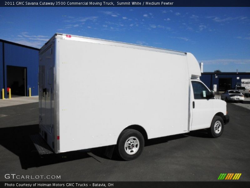 Summit White / Medium Pewter 2011 GMC Savana Cutaway 3500 Commercial Moving Truck