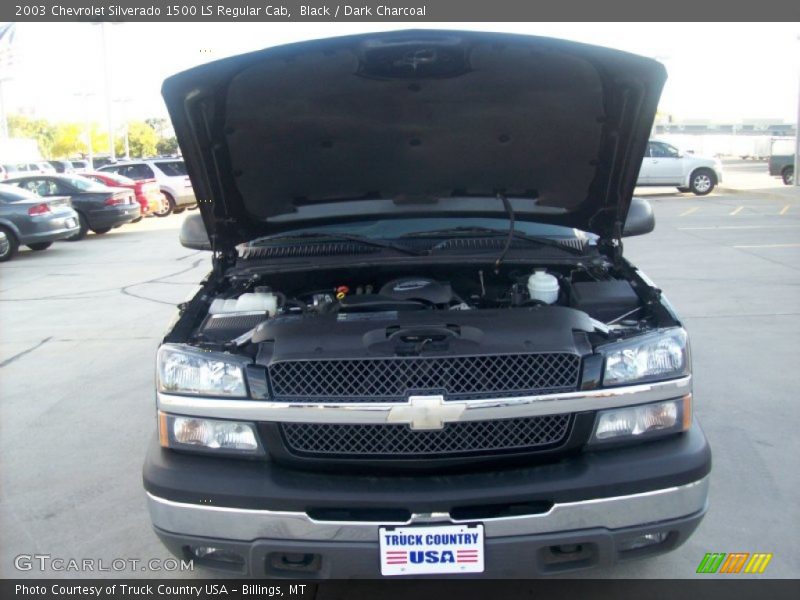 Black / Dark Charcoal 2003 Chevrolet Silverado 1500 LS Regular Cab