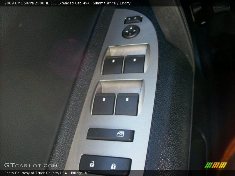 Summit White / Ebony 2009 GMC Sierra 2500HD SLE Extended Cab 4x4