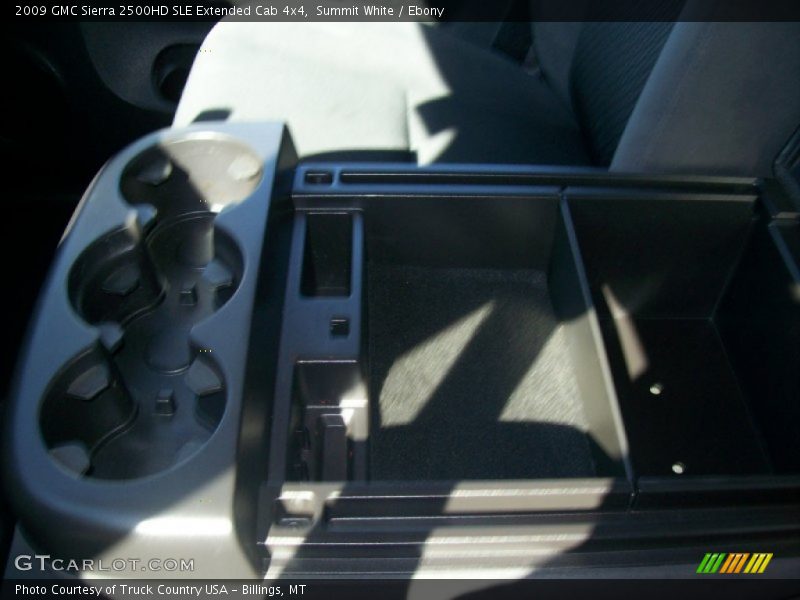 Summit White / Ebony 2009 GMC Sierra 2500HD SLE Extended Cab 4x4