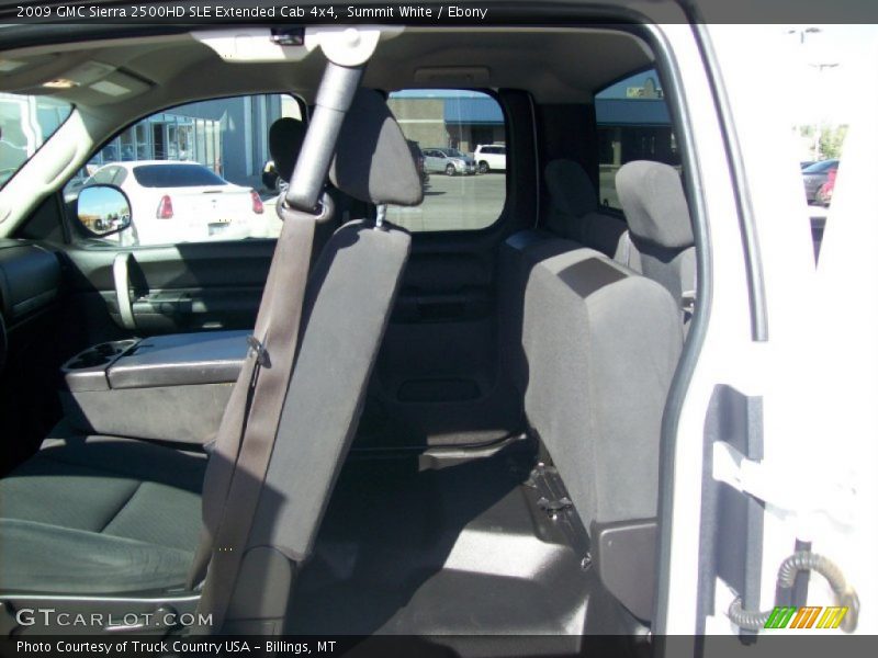 Summit White / Ebony 2009 GMC Sierra 2500HD SLE Extended Cab 4x4