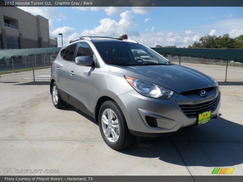 Graphite Gray / Black 2012 Hyundai Tucson GLS